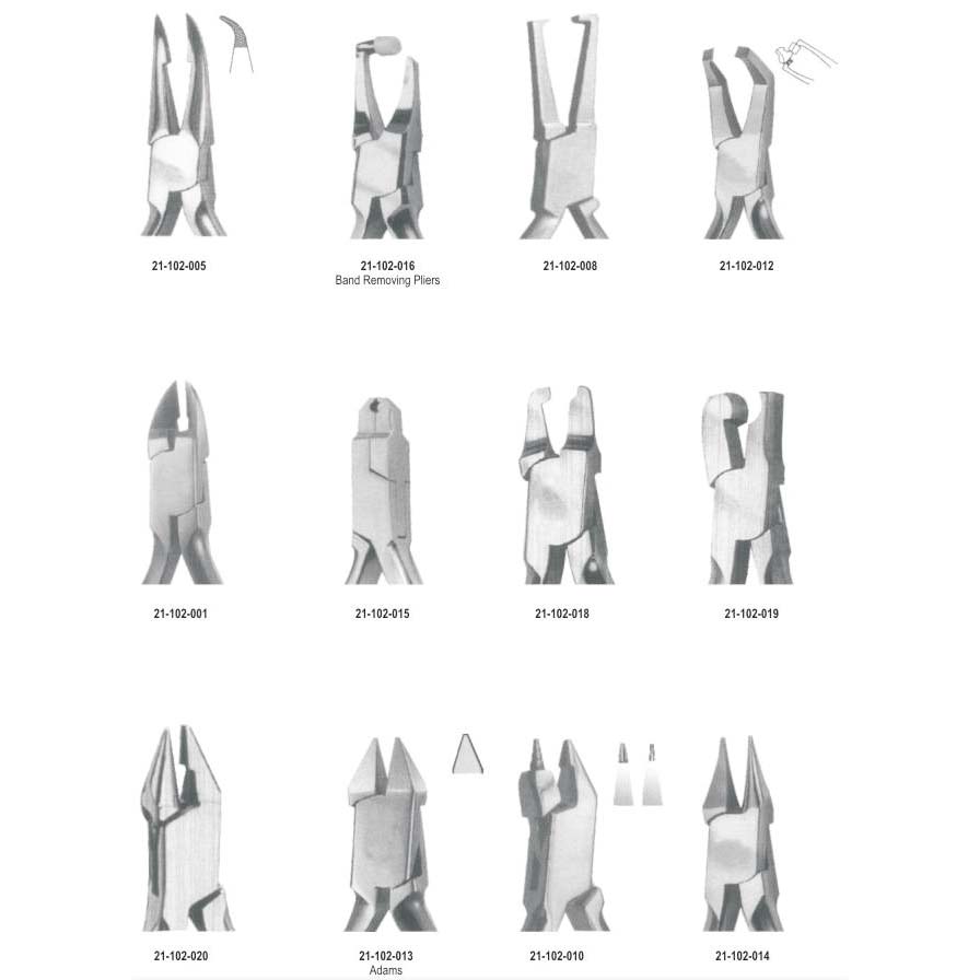 Pliers For Orthodontics & Prosthetics TC